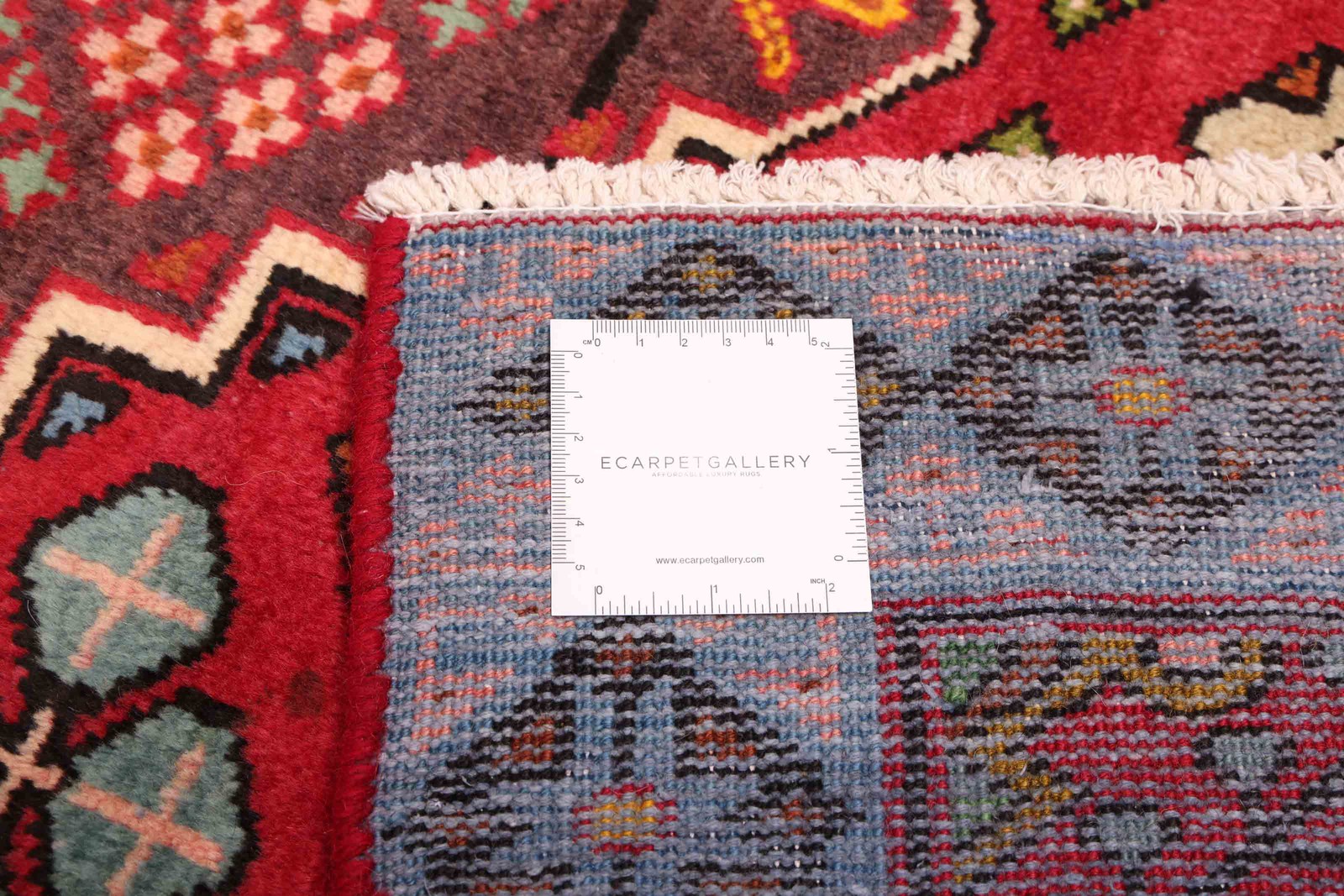 Vintage 4’2″ x 6’8″ Traditional Hand Knotted Vegetable Dye Wool Area Rug