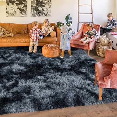 Rugs for Bedroom Living Room, Area Rugs 4×6 Fluffy Bedroom Rug Carpet, Soft