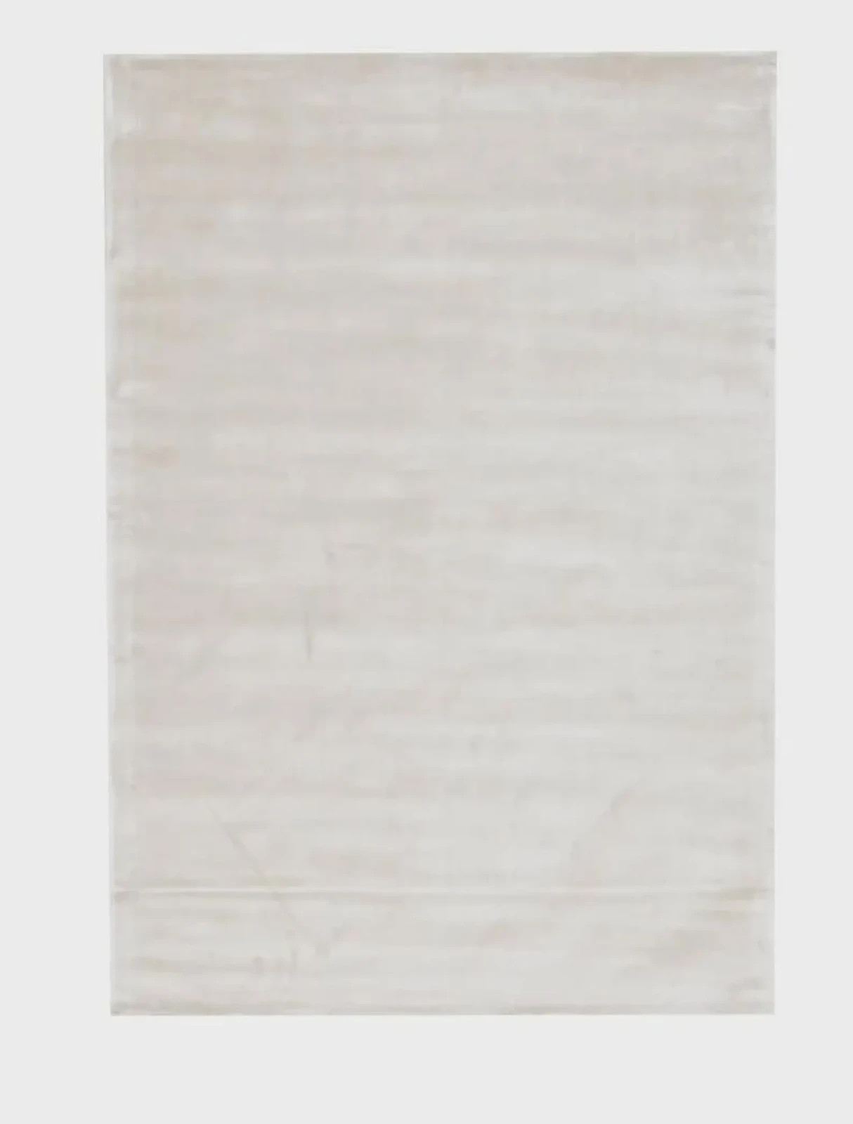 Luxury Ivory Hand Loom Viscose Minimalist Modern Shimmering Silk Feel Champagne