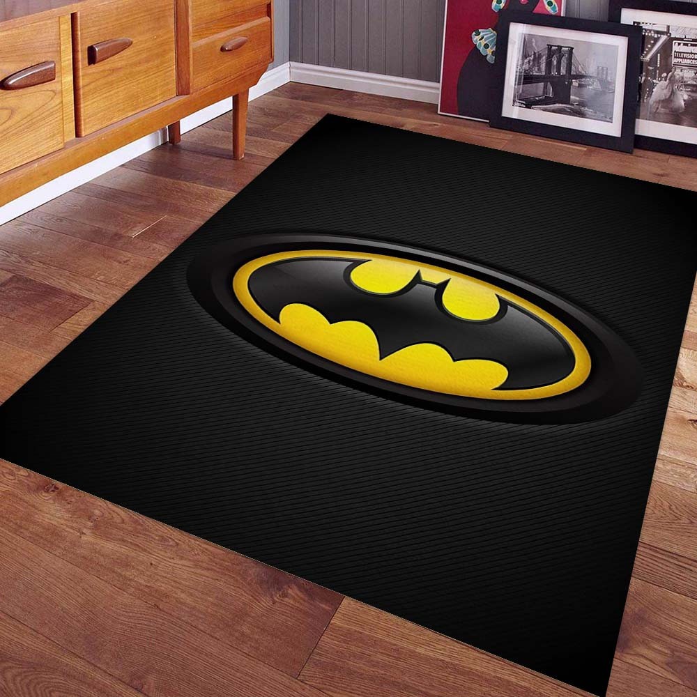 Batman DC Comics Area Rug Carpet Superhero Living Room Bedroom Home Decor Floor