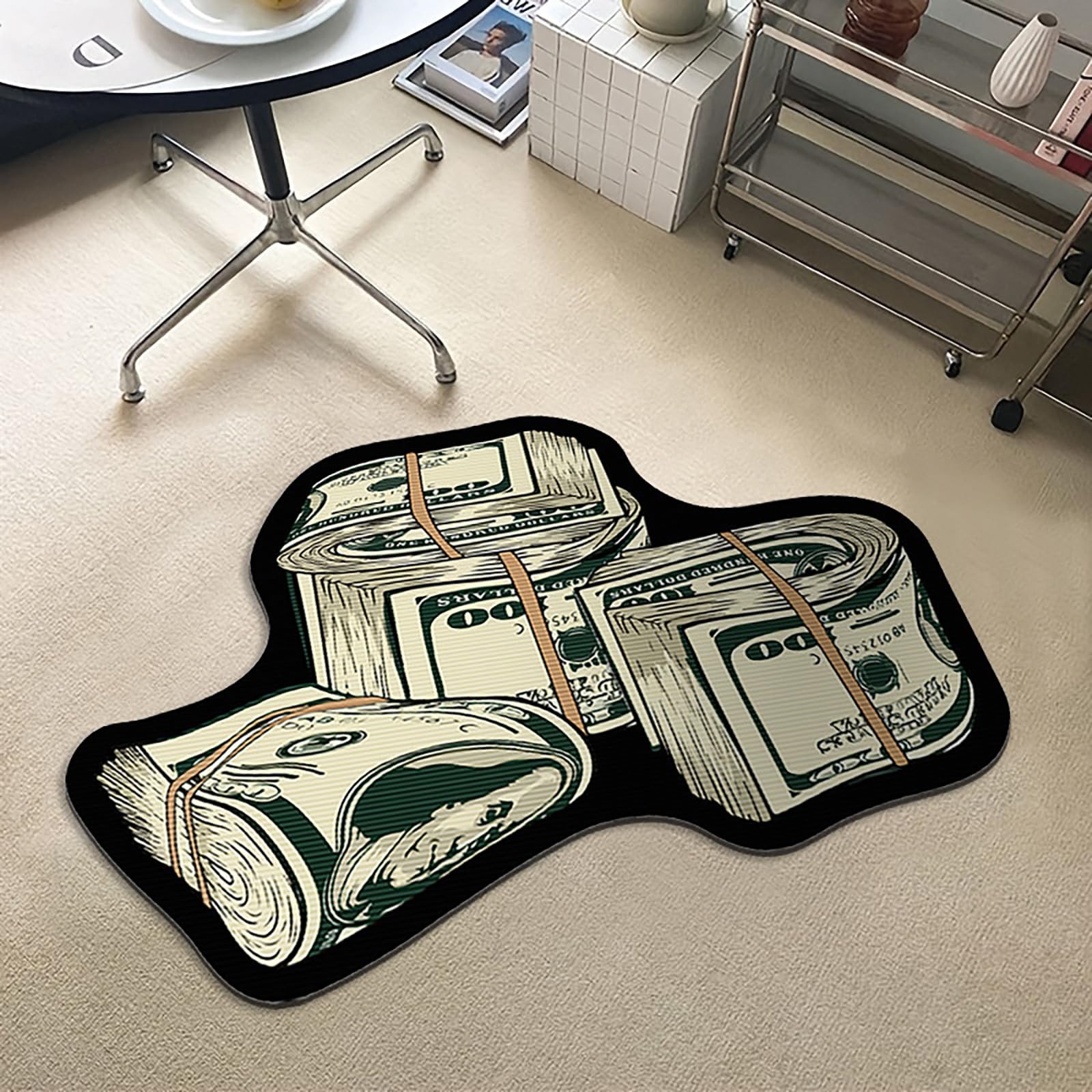 Money Rug, Area Rug, 88 Dollar Bill Design