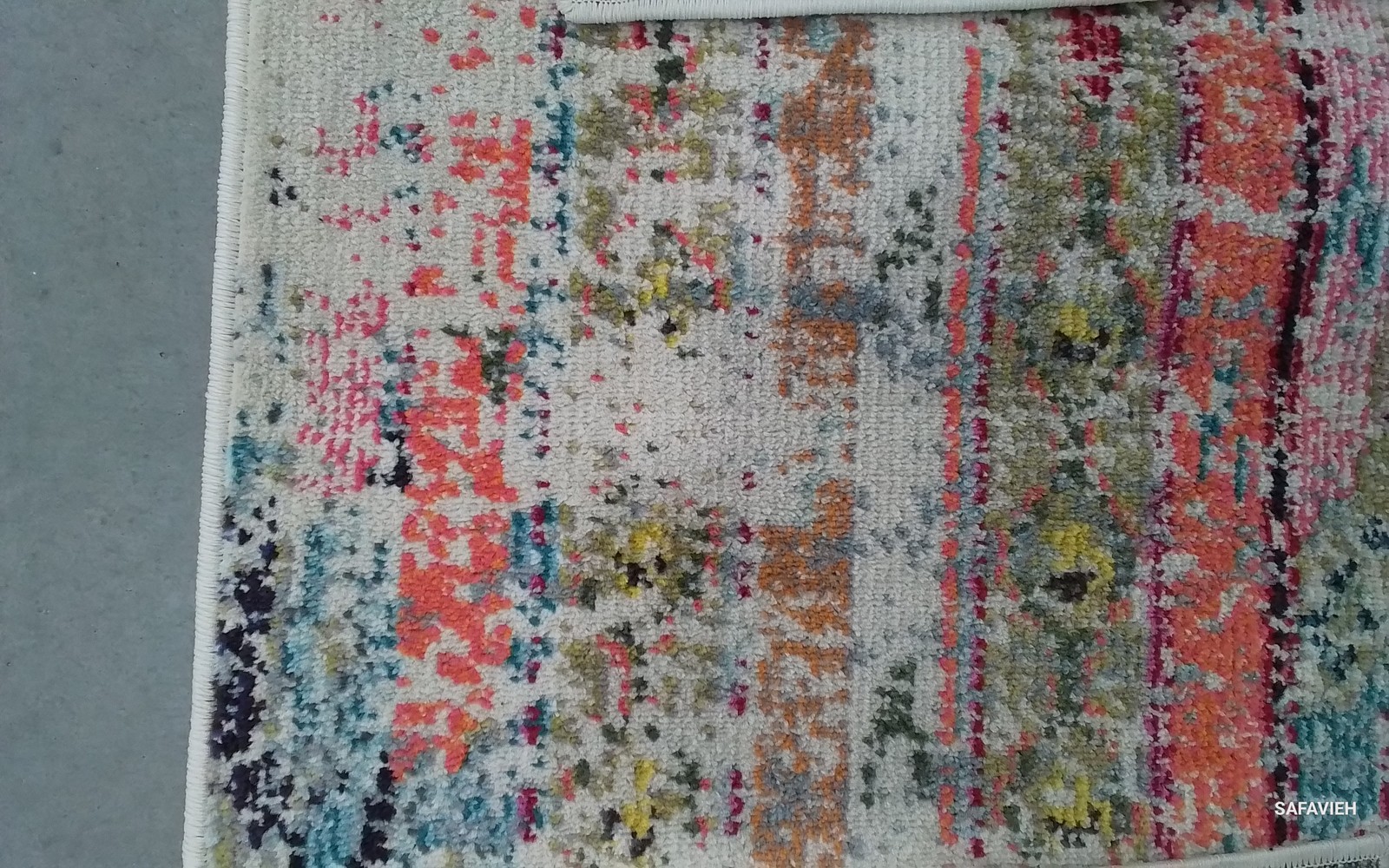 MULTI 2′-2″ x 14′-0″ Back Stain Rug, Reduced Price 1172793938 MNC222F-214