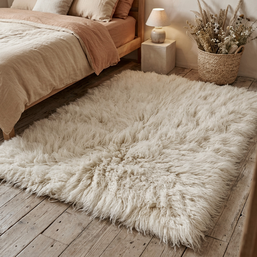 THE BEST FLOKATI RUG MADE | ULTRA-PLUSH 4.5″ WOOL PILE | SHAGGY WOOL AREA RUG