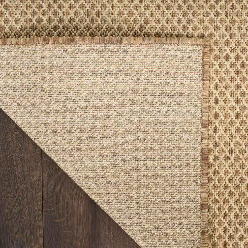 Courtyard Jute 8 Ft. X 10 Ft. All-Over Design Contemporary Area Rug