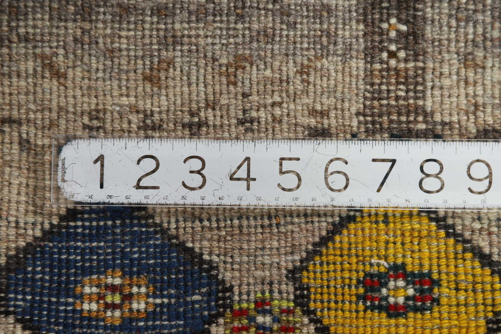 Tribal Geometric Gabbeh Vintage Wool Nomad Hand-knotted Foyer Accent Rug 3×6
