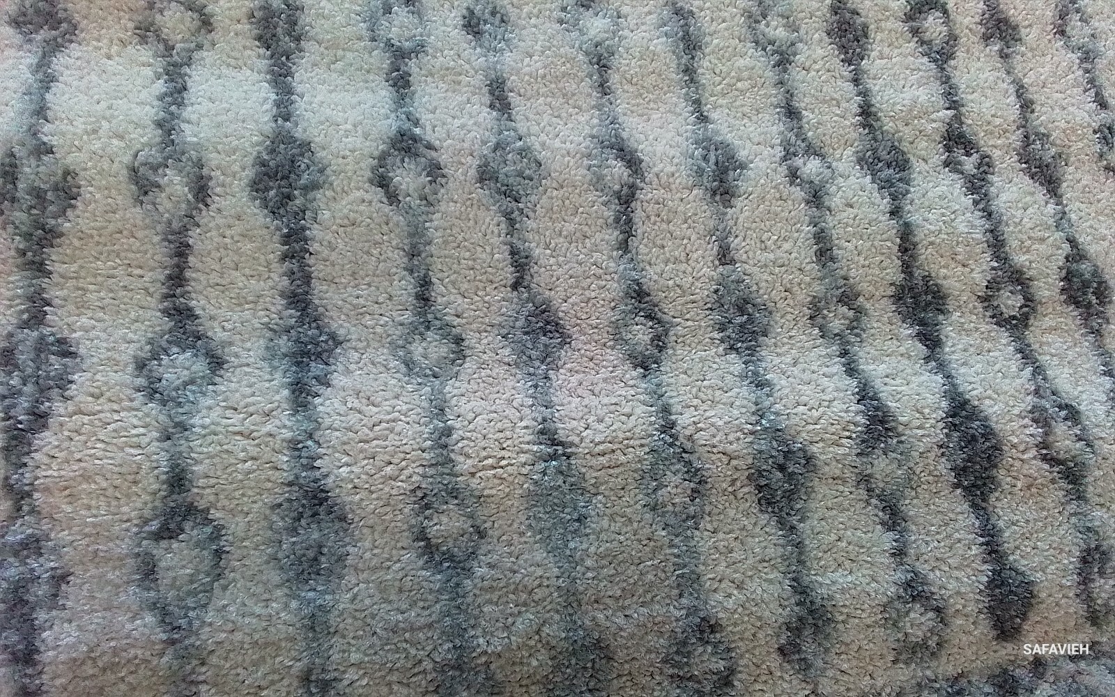 IVORY / GREY 4′-0″ x 6′-0″ Back Stain Rug, Reduced Price 1172767508 TUL270A-4