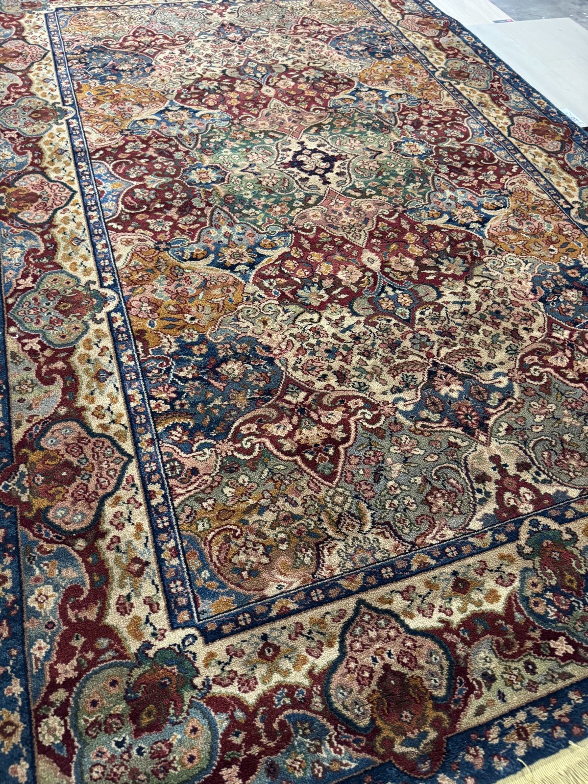 Karastan Samovar Collection Kirman Panel(903) 5’9×9′ 100% Wool area rug ::NEW::