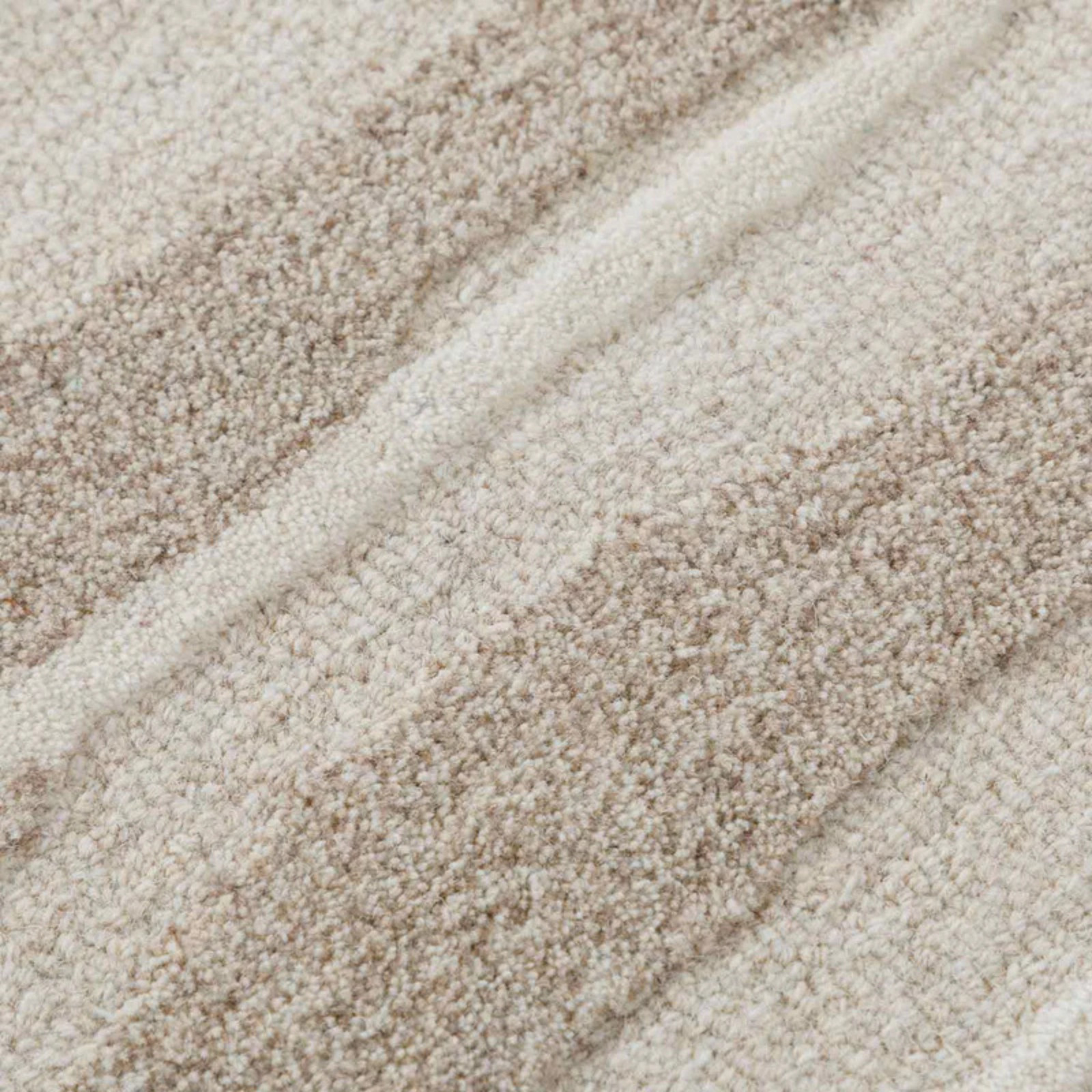 Hand Tufted NZ Wool Area Rug Modern Neutral Striped Carpet Living Room 8×10,9×12