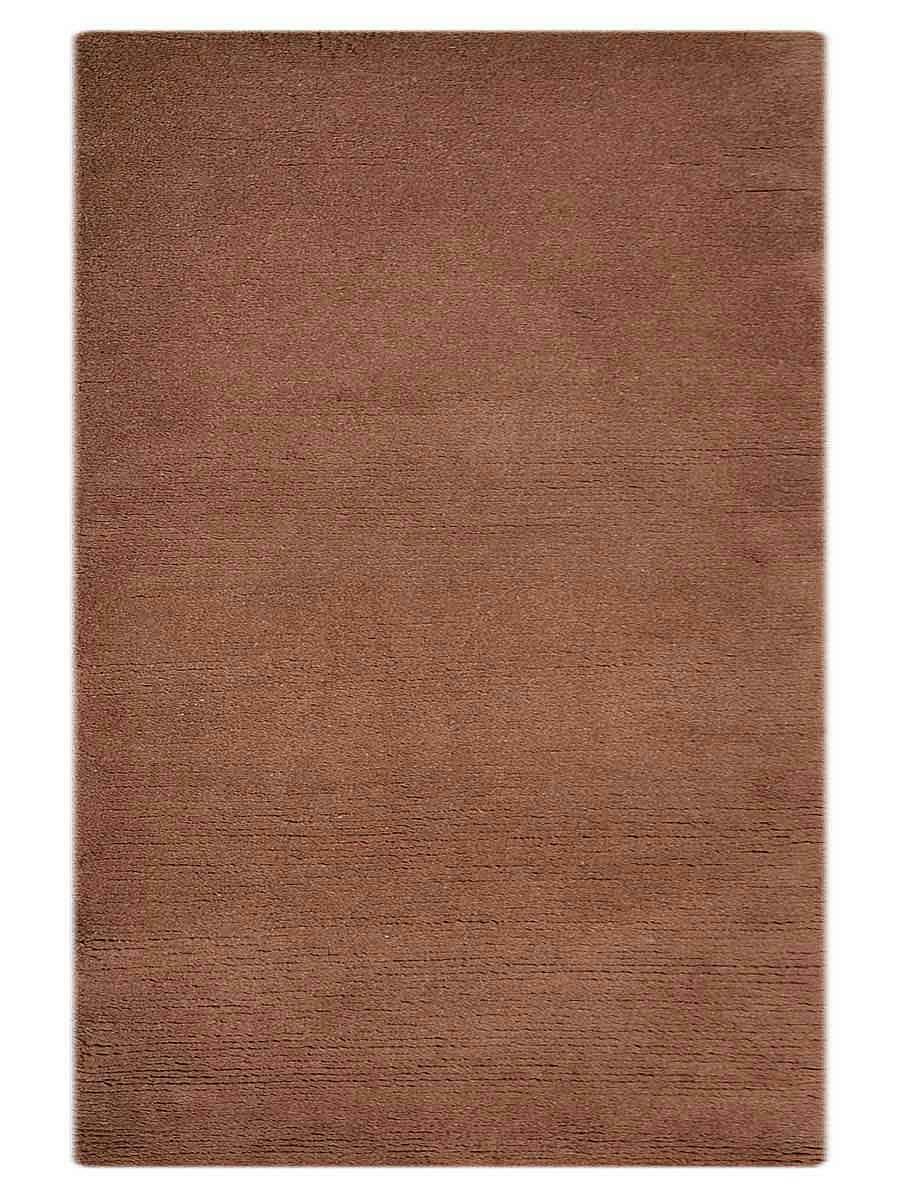 Eco-Friendly Hand Knotted Tibbati Wool Area Rug Solid Choco BBH Homes BBT00111