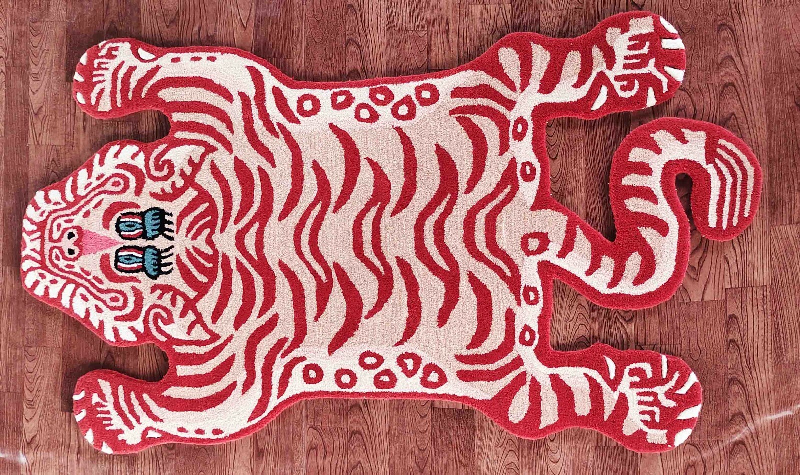 Tibetan Tiger Rugs 3×5 Feet Handmade 100% Woolen Hand Tufted For Home Decoration