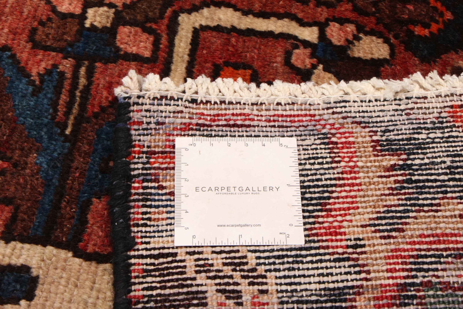 Vintage 7’3″ x 9’9″ Traditional Hand Knotted Vegetable Dye Wool Area Rug