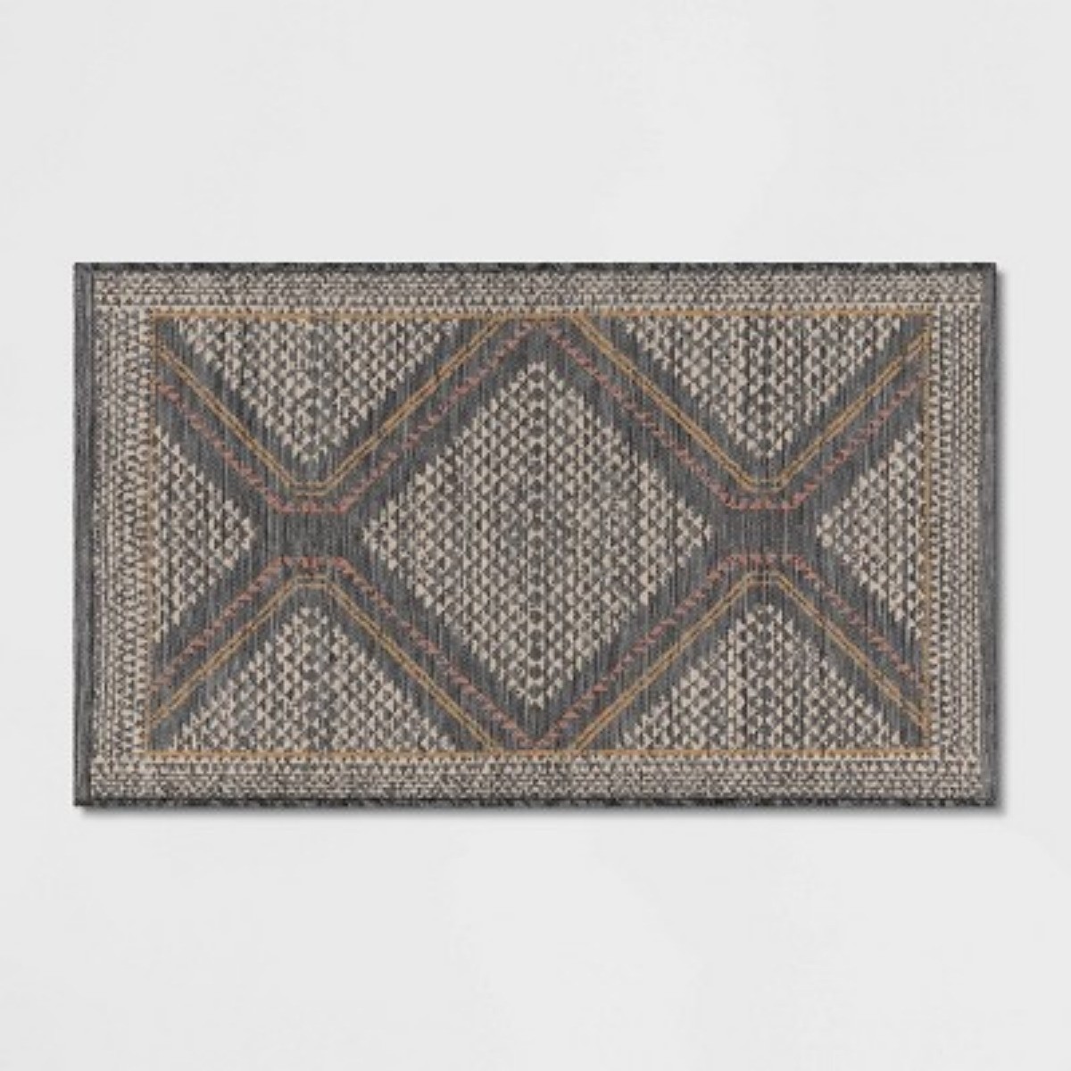 2'3"x3'9" Washable Tapestry Accent Rug Gray – Threshold