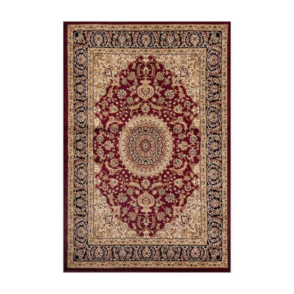 Rugshop Traditional Oriental Medallion Area Rugs Burgundy Rug Living Room Rugs