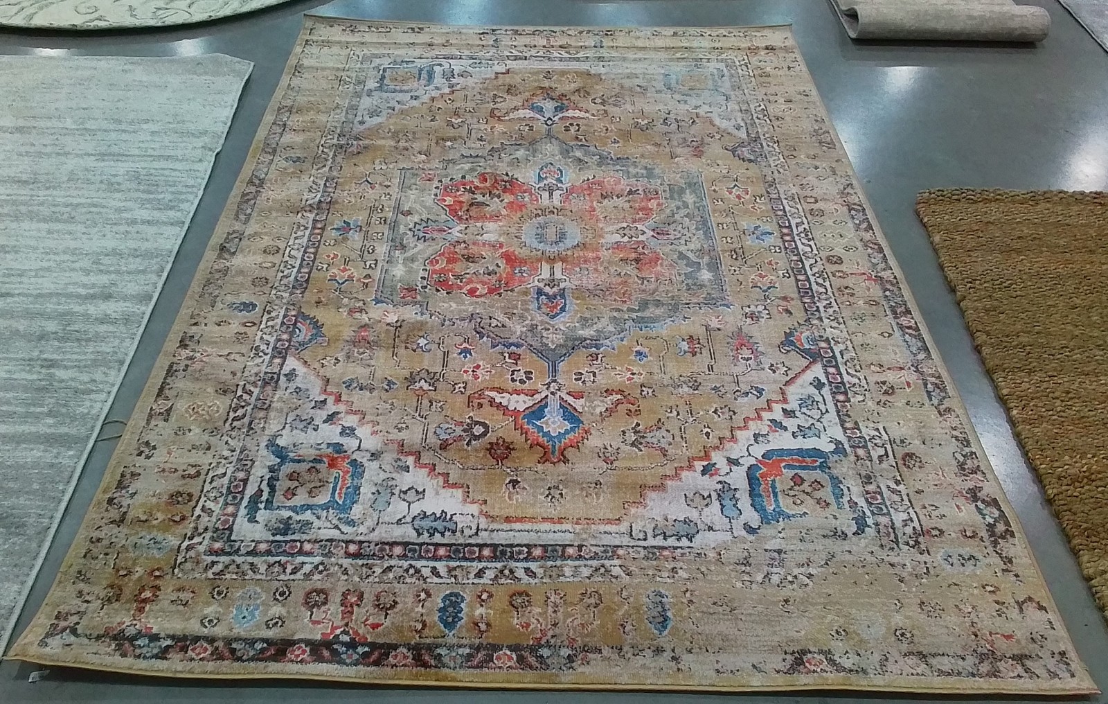 GOLD 5′-3″ x 7′-6″ Flaw in Rug, Reduced Price 1172792112 CRN208D-5