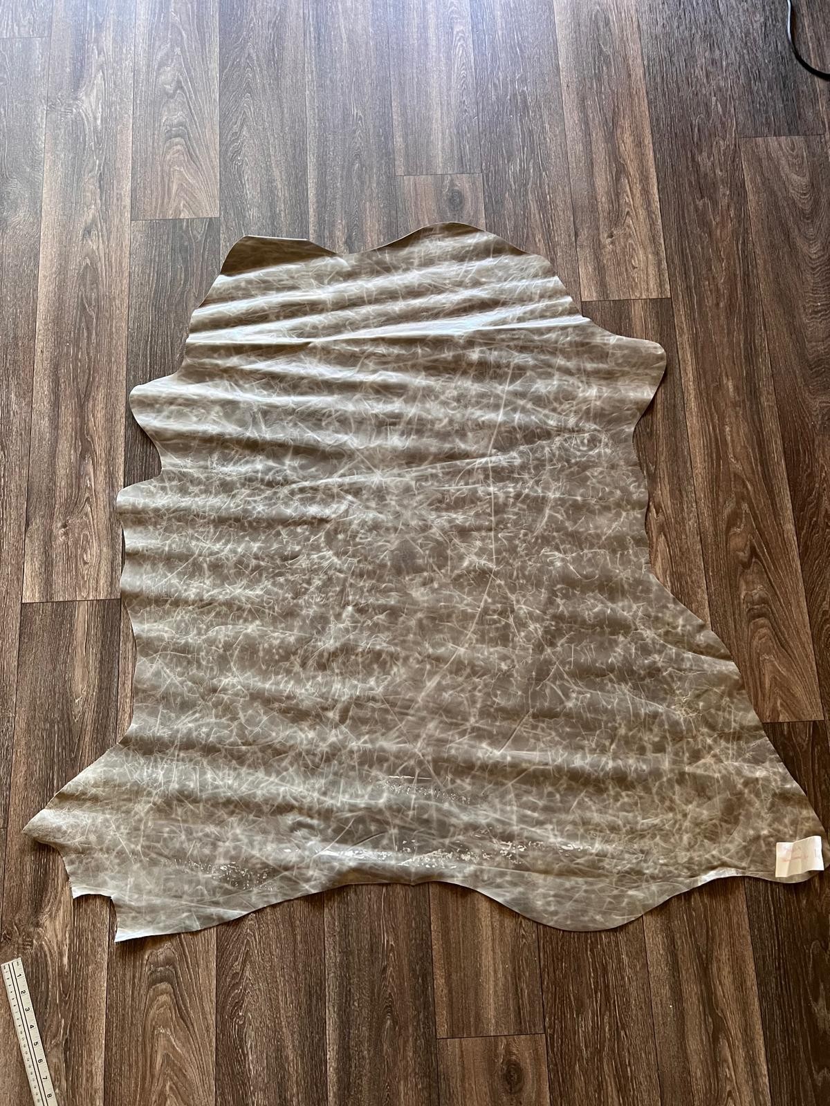 100% CALFSKIN LEATHER GARMENT PRINTED HIDE SKIN 88826