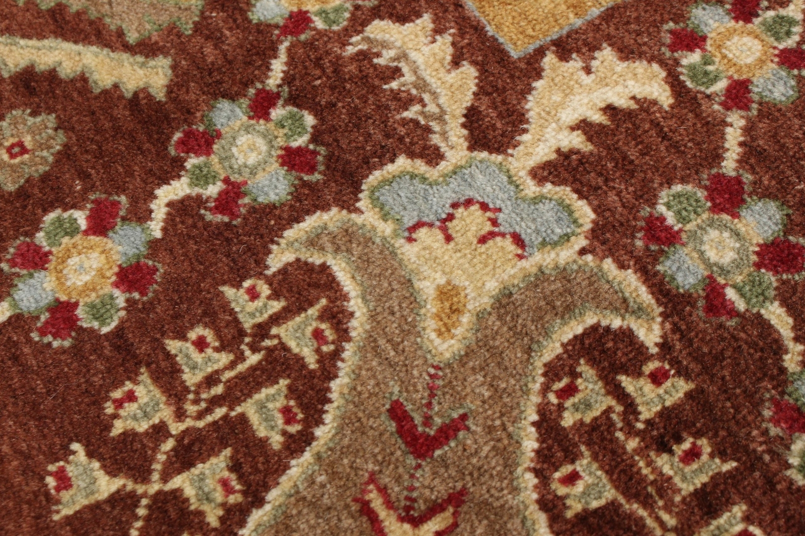 Genuine 7’9′ x 9’5′ Fine Peshawar Vegetable Dyes Area Rug Carpet