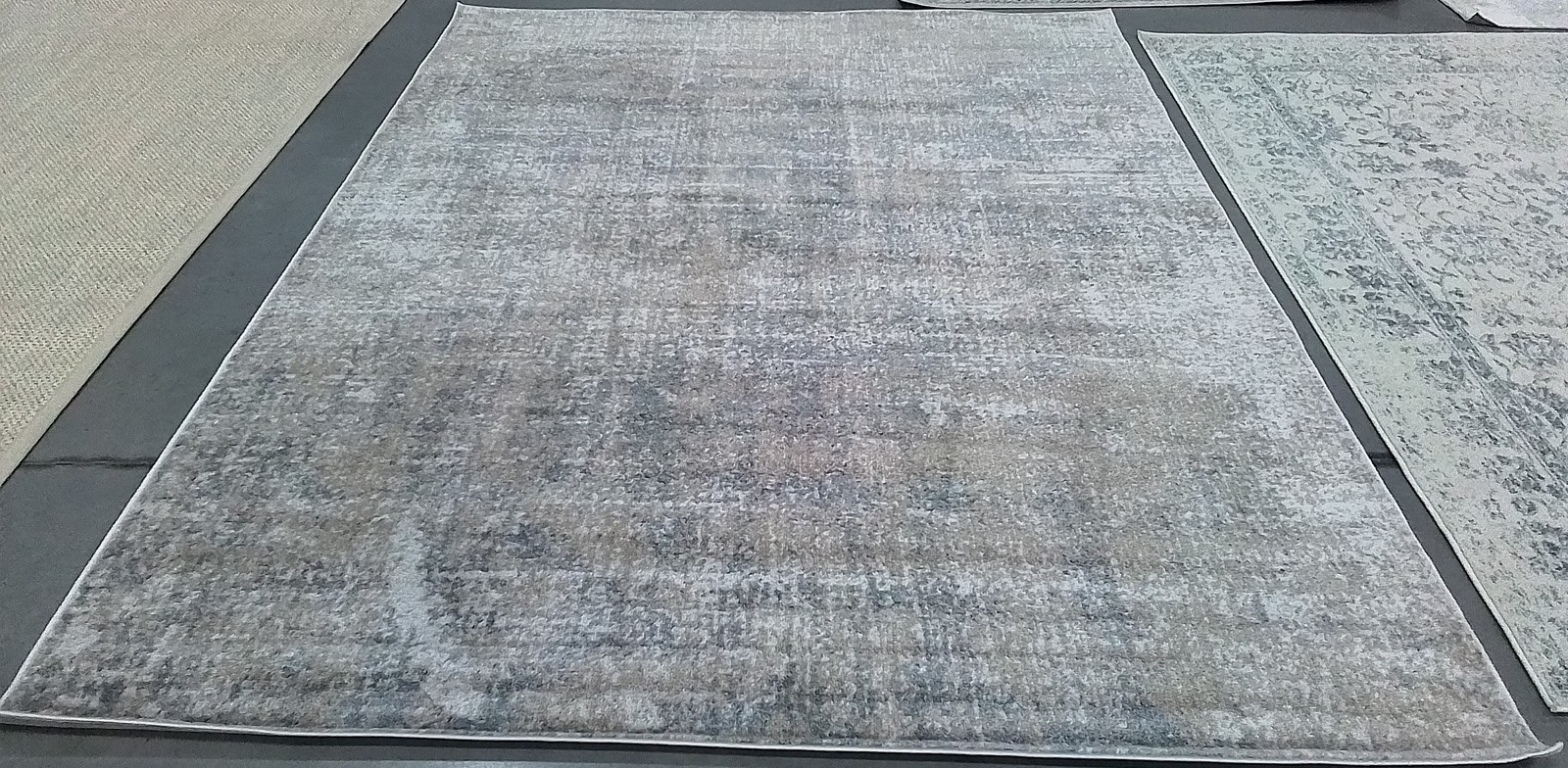 BEIGE / SLATE 8′-0″ x 10′-0″ Back Stain Rug, Reduced Price 1172801938 ADR207B-8