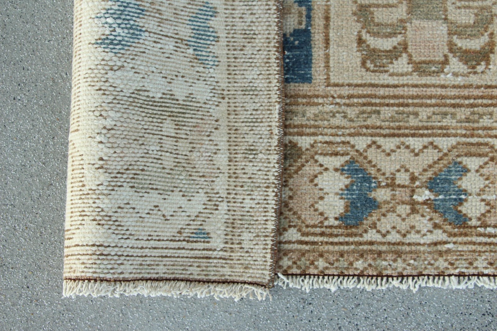 Vintage Turkish Rug 6,6×9,6 ft (200×294 cm), Brown Plants & trees Rug