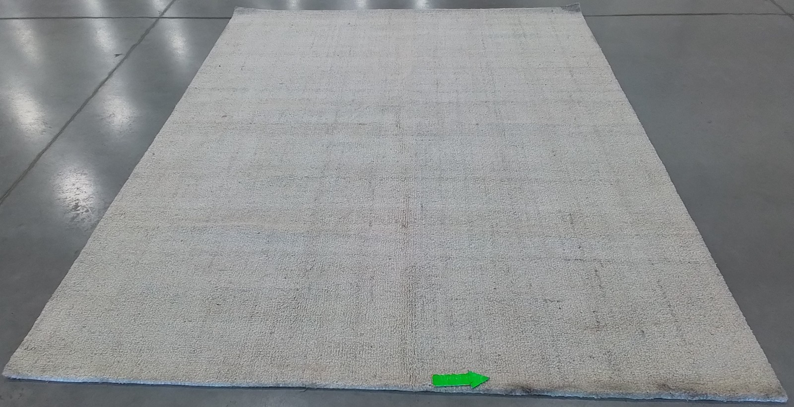 IVORY / BEIGE 8′-0″ x 10′-0″ Stained Rug, Reduced Price 1172777330 ABT141D-8