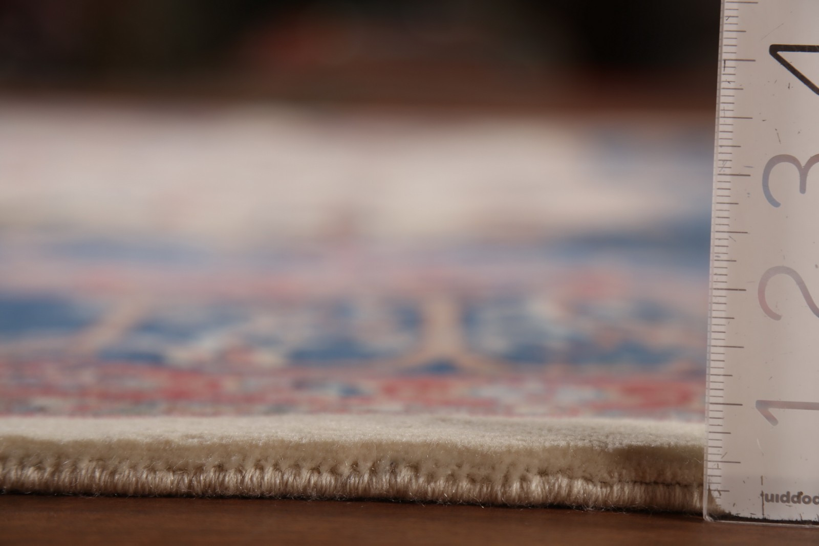Vegetable Dye Aubusson Chinese Area Rug 9×12 Ivory Wool Handmade Room Size Rug