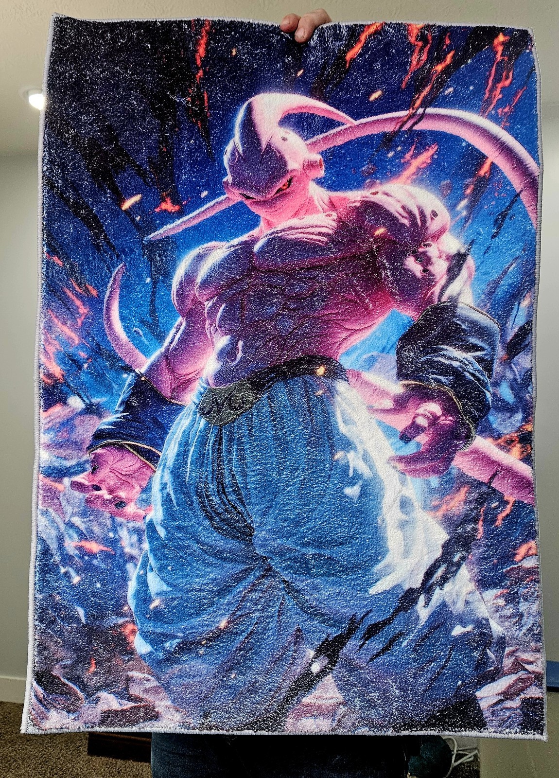 Majin Buu Anime Rug 22″x32″ – Soft Tufted Floor Mat for Dragon Ball Fans