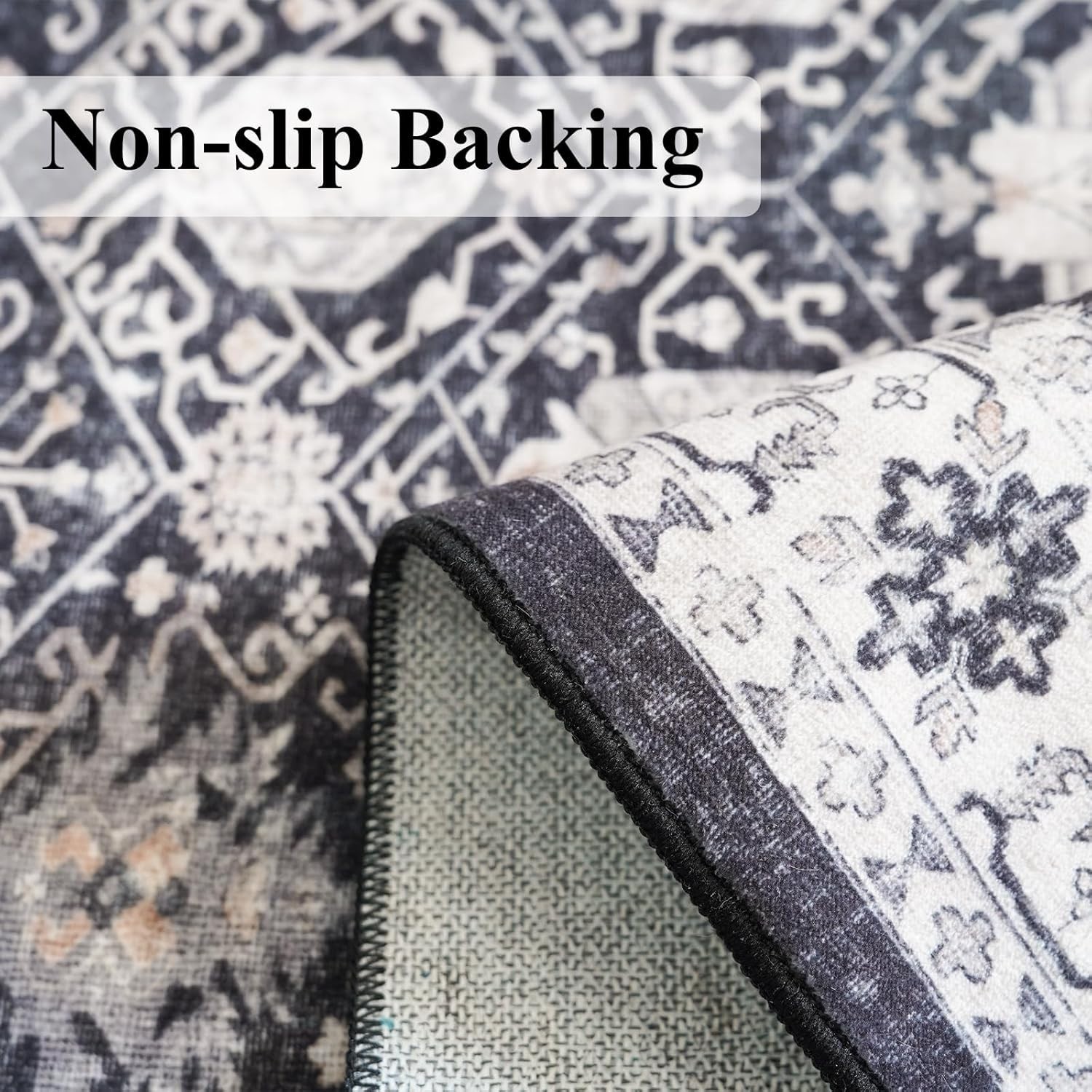 Vintage Style 3×10 Runner Rug – Lightweight & Non-Slip Carpet for Living Spaces