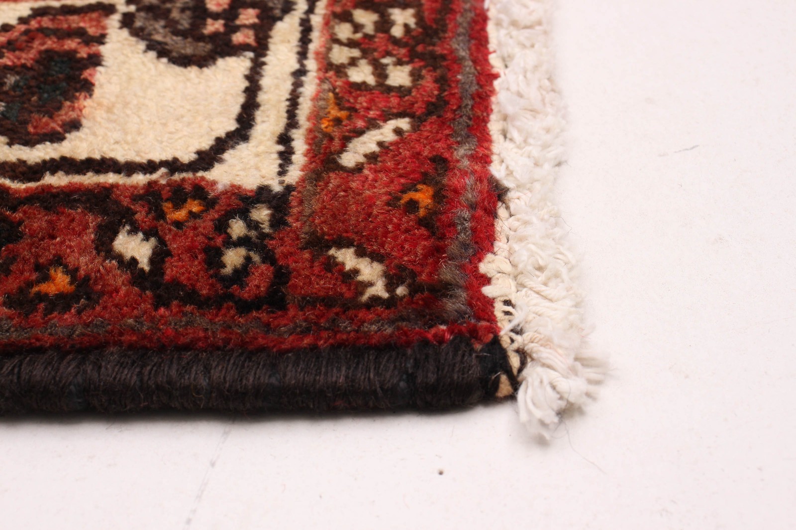 Vintage Hand-knotted Runner Rug 3’9″ x 10’4″ Traditional Oriental Wool Carpet