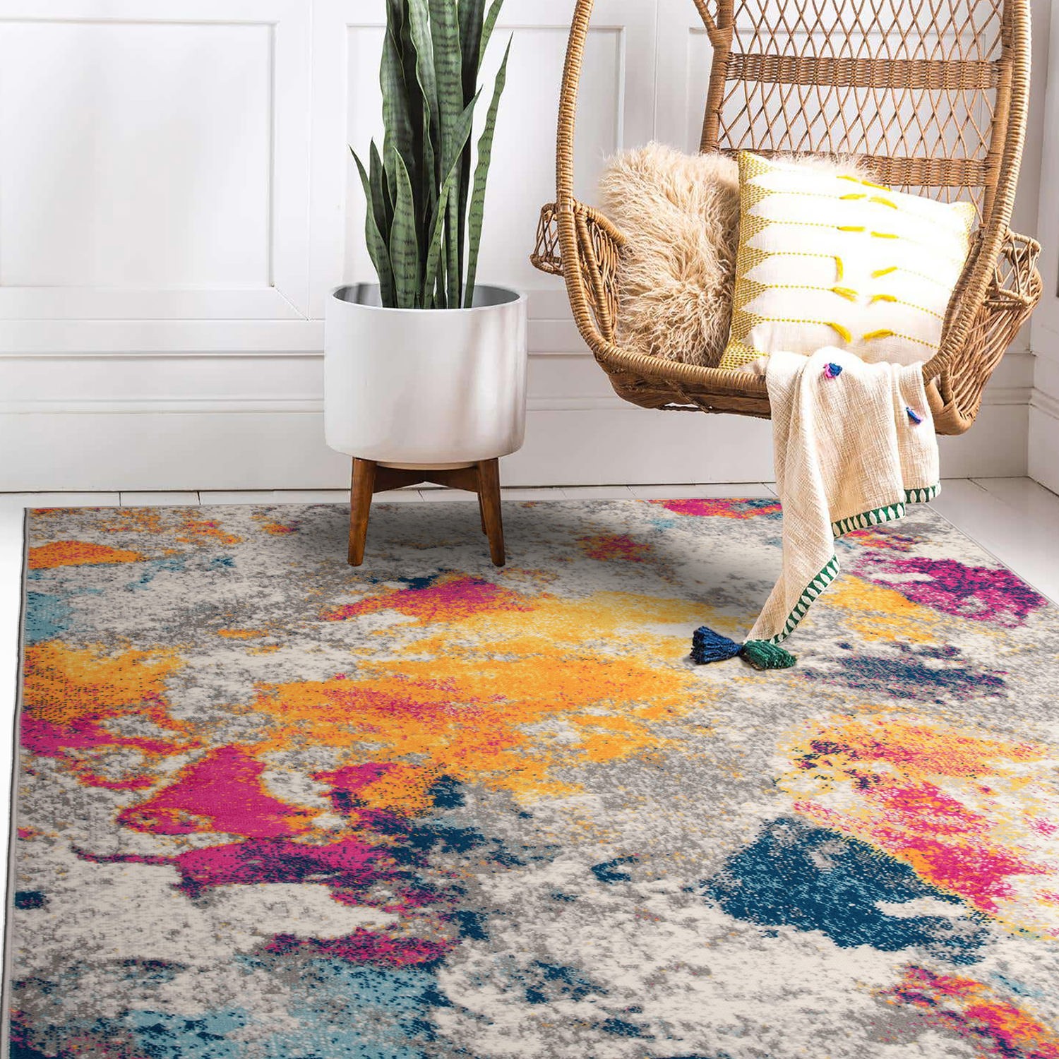 Rugshop Large Area Rugs Abstract Contemporary Rugs for Sale Living Room Rug 8×10