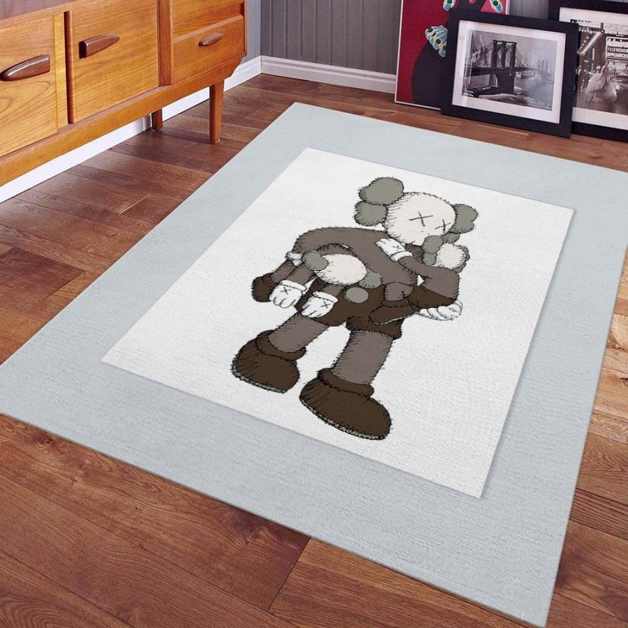 Baby Kaws Adorable Area Rug Carpet Art Style Living Room Bedroom Home Decor