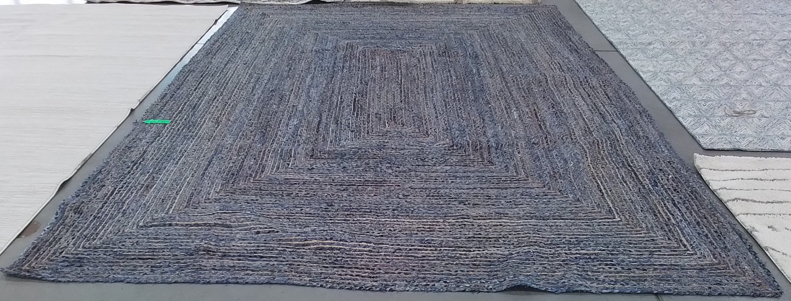 BLUE / NATURAL 11′-0″ x 15′-0″ Damaged Rug Reduced Price 1172785000 CAP202M-1115