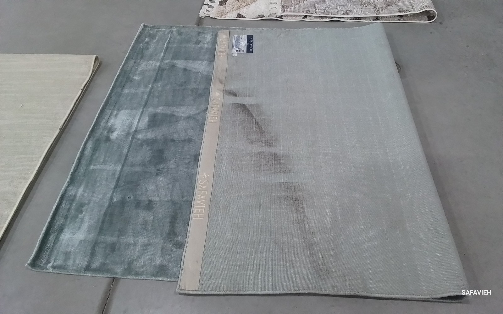 VILLA BLUE 5′-0″ x 8′-0″ Back Stain Rug, Reduced Price 1172802452 MIR344B-5