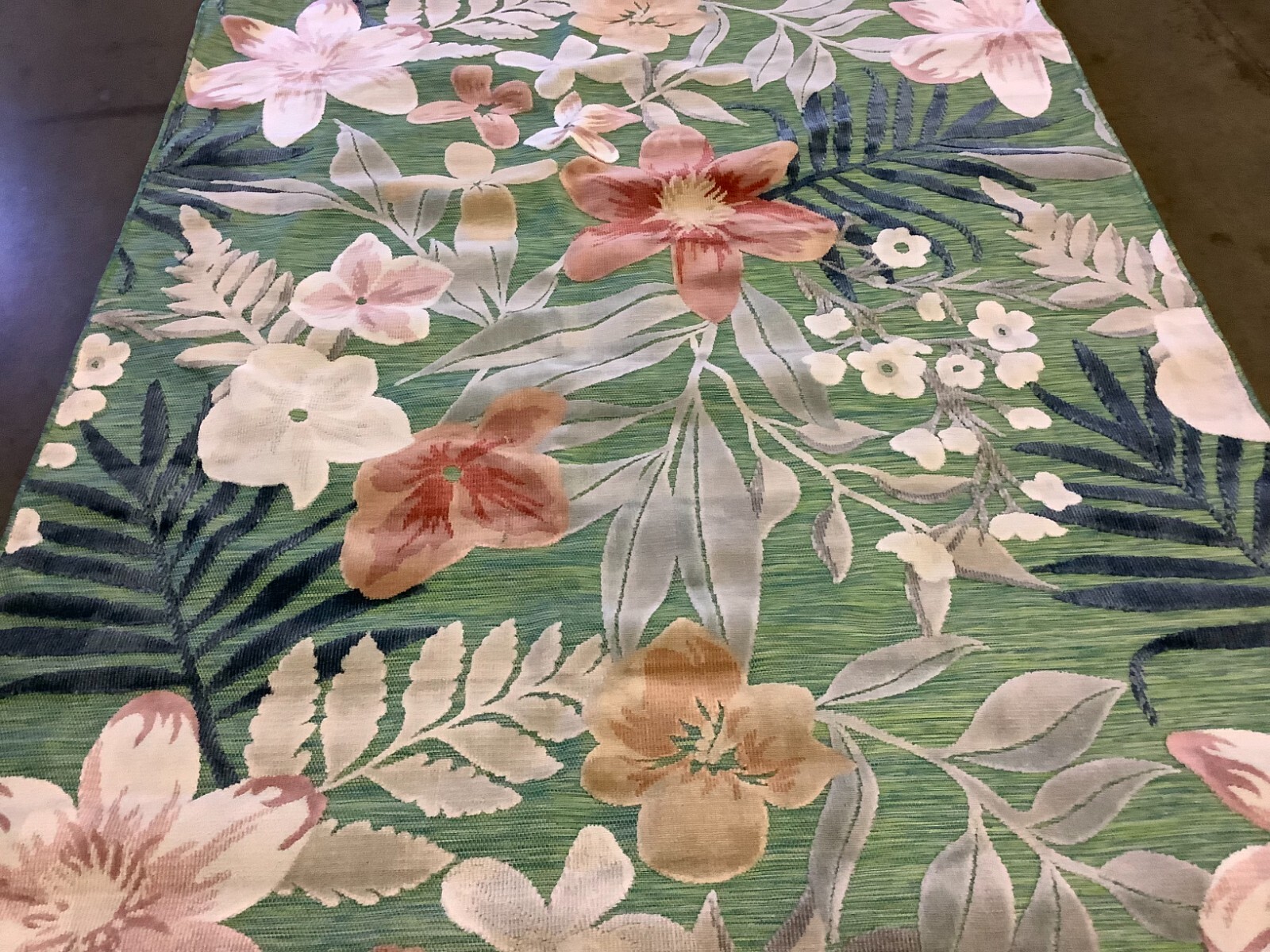 GREEN / RUST 6′-5″ x 9′-6″ Flaw in Rug, Reduced Price 1172675324 CBN454Y-6