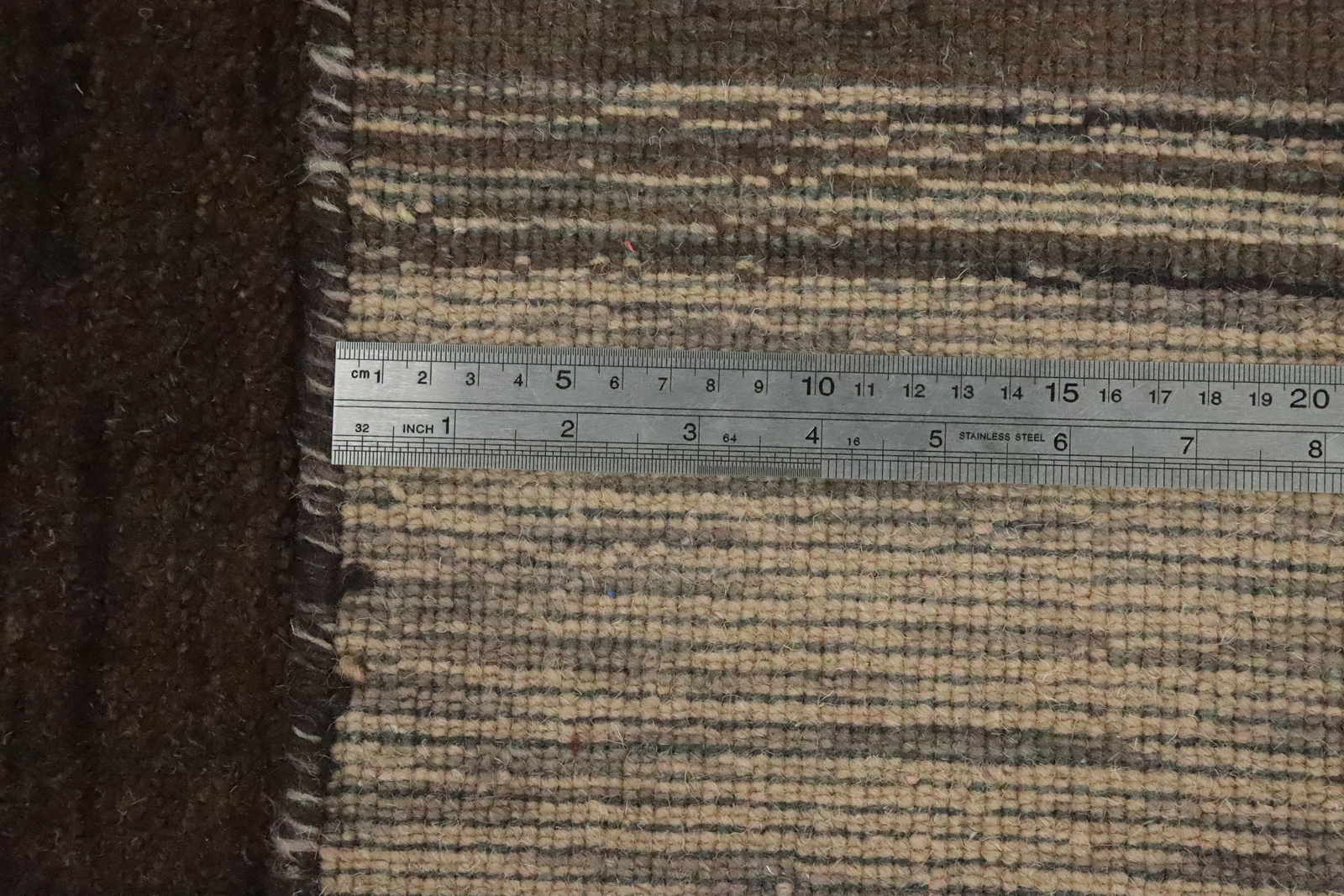 Striped High-quality Hand-woven Wool Rug Durable Gabbeh Rug 6×8 ft