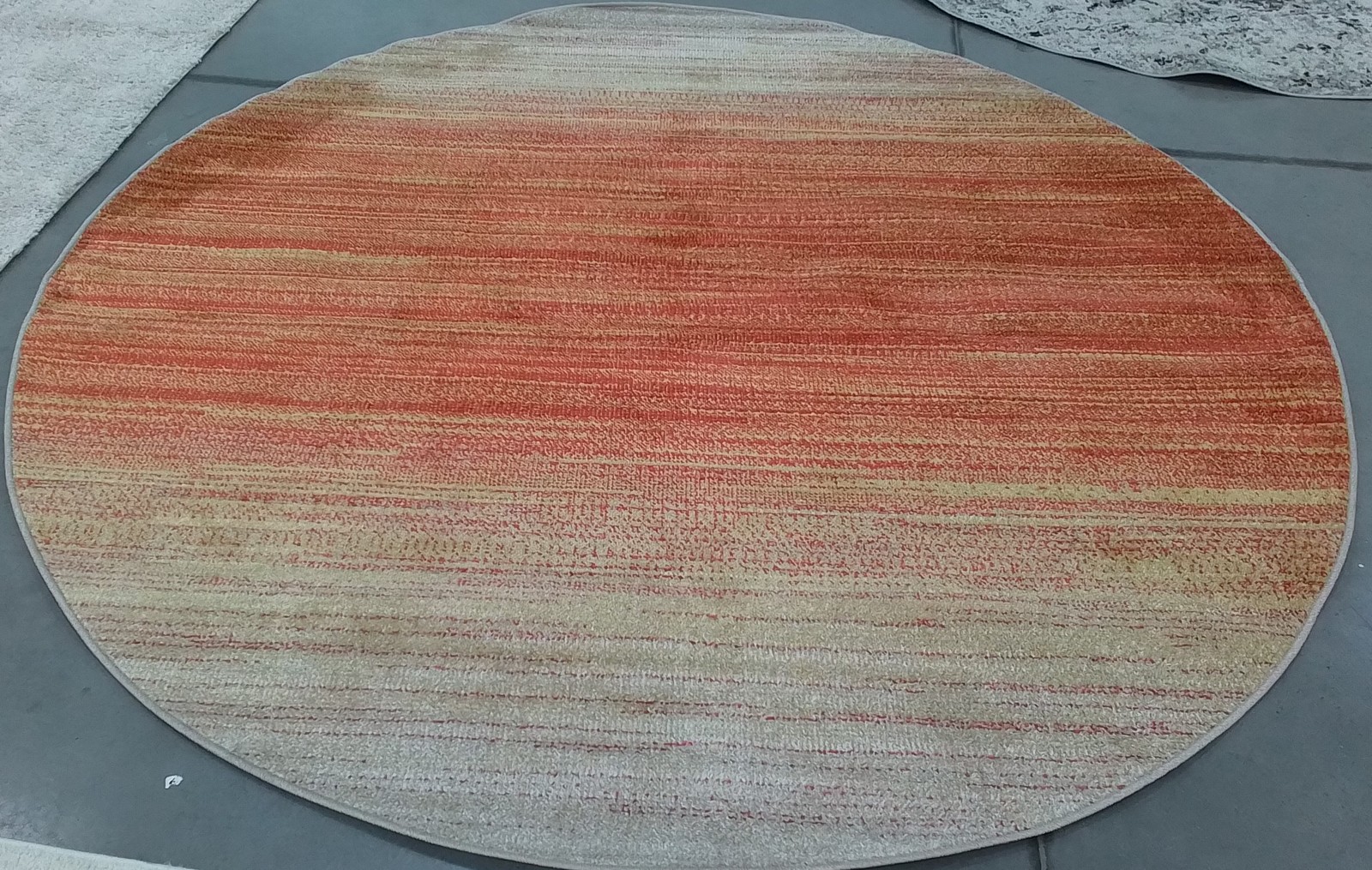 ORANGE / RED 8′-0″ x 8′-0″ Back Stain Rug, Reduced Price 1172791517 ADR142P-8R
