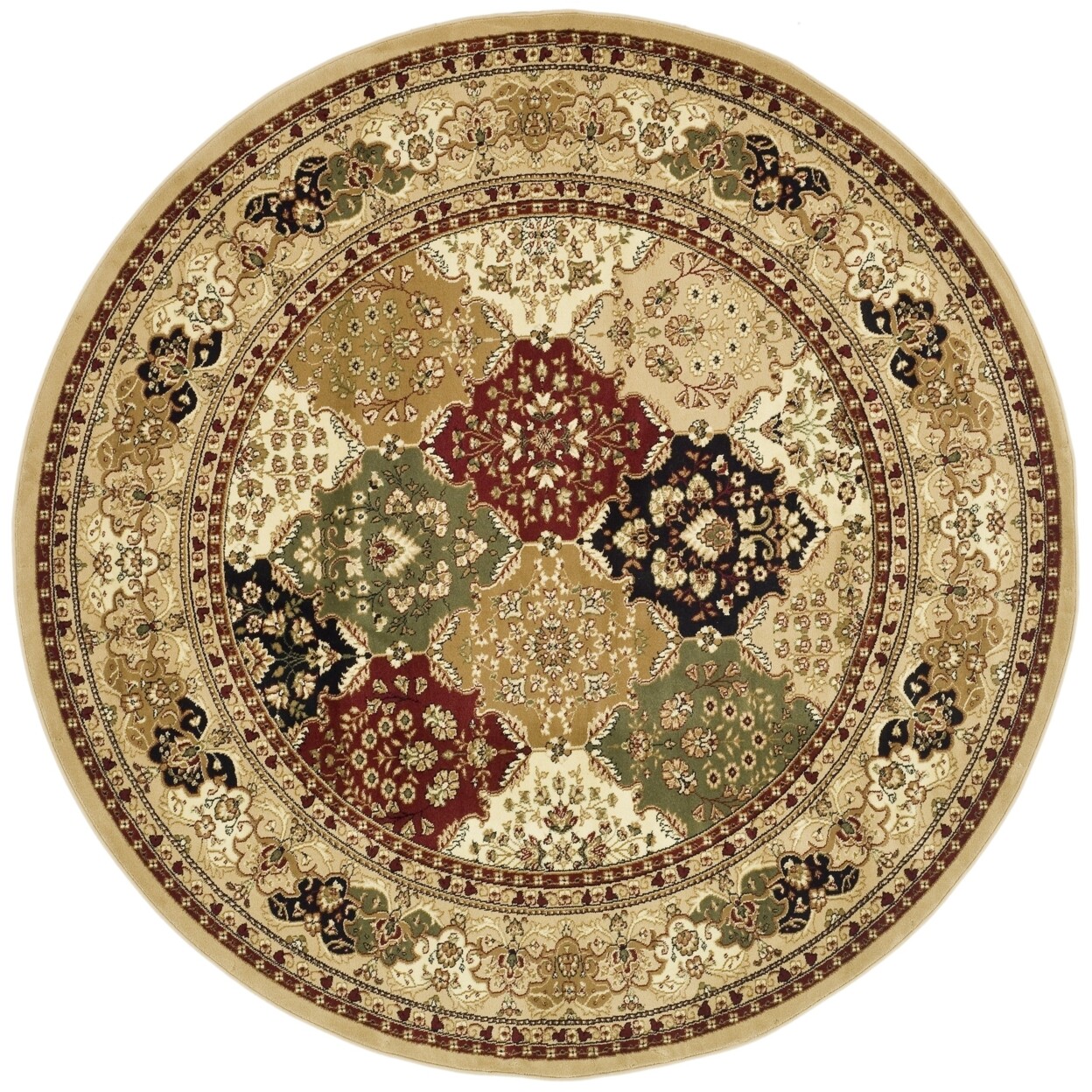 SAFAVIEH Lyndhurst LNH221C Multi / Beige Rug