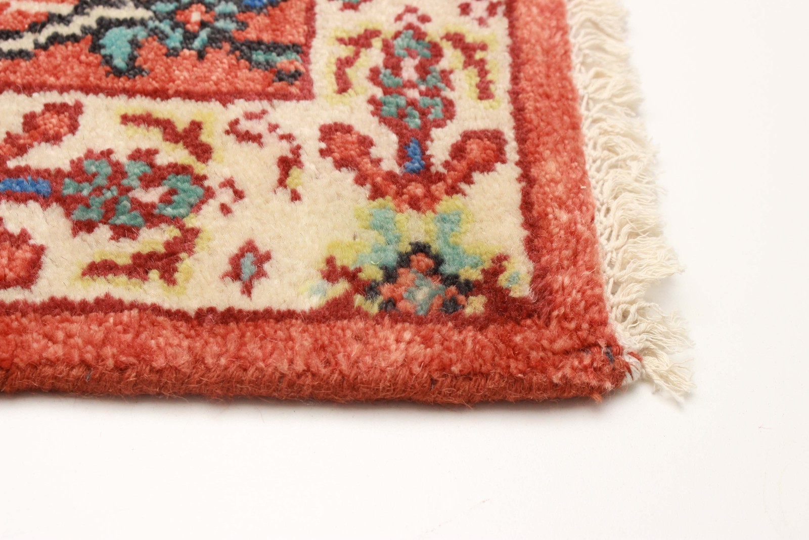 Vintage Hand-knotted Runner Rug 2’6″ x 11’11” Traditional Oriental Wool Carpet