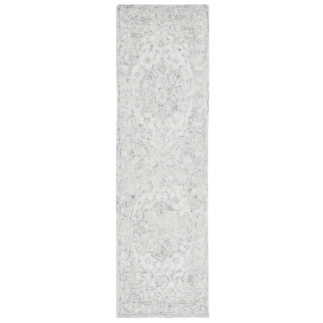 SAFAVIEH Trace TRC302H Handmade Ivory / Charcoal Rug