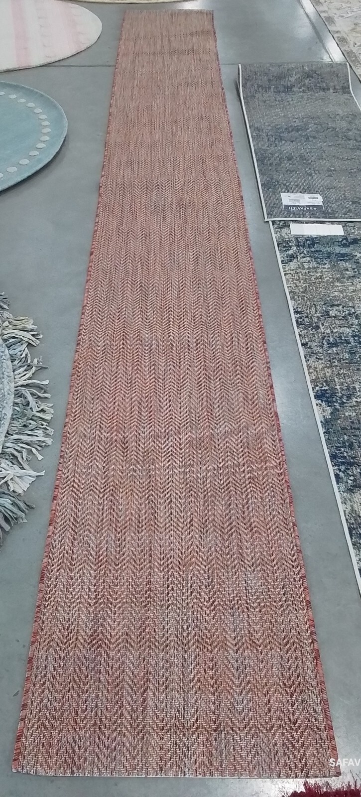 RED / BEIGE 2′-3″ x 16′-0″ Flaw in Rug Reduced Price 1172770230 CY8022-36521-216