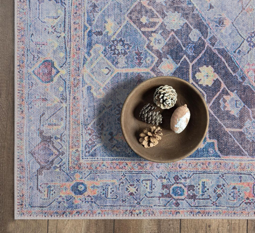 Perga Rugs Machine Washable Area Rug for Living Room, Bedroom, Bathroom, Kitchen
