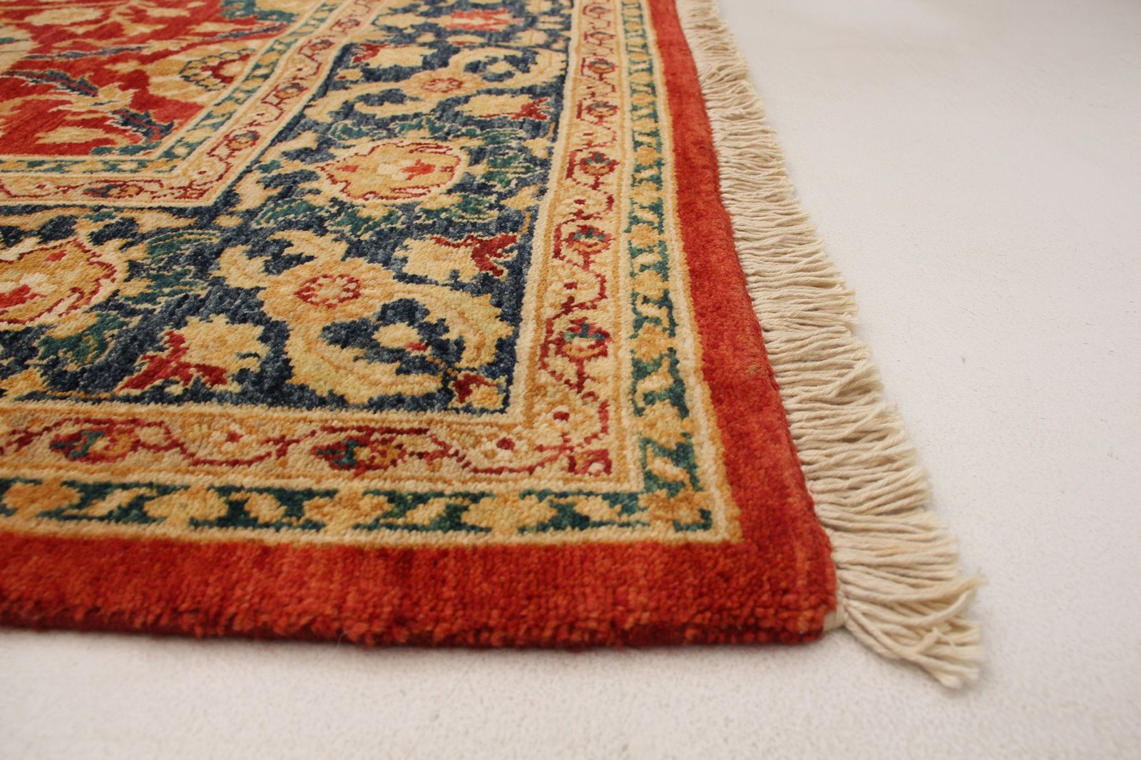 6’1″ x 8’10” Hand Knotted Area Rug Traditional Oriental Wool Carpet