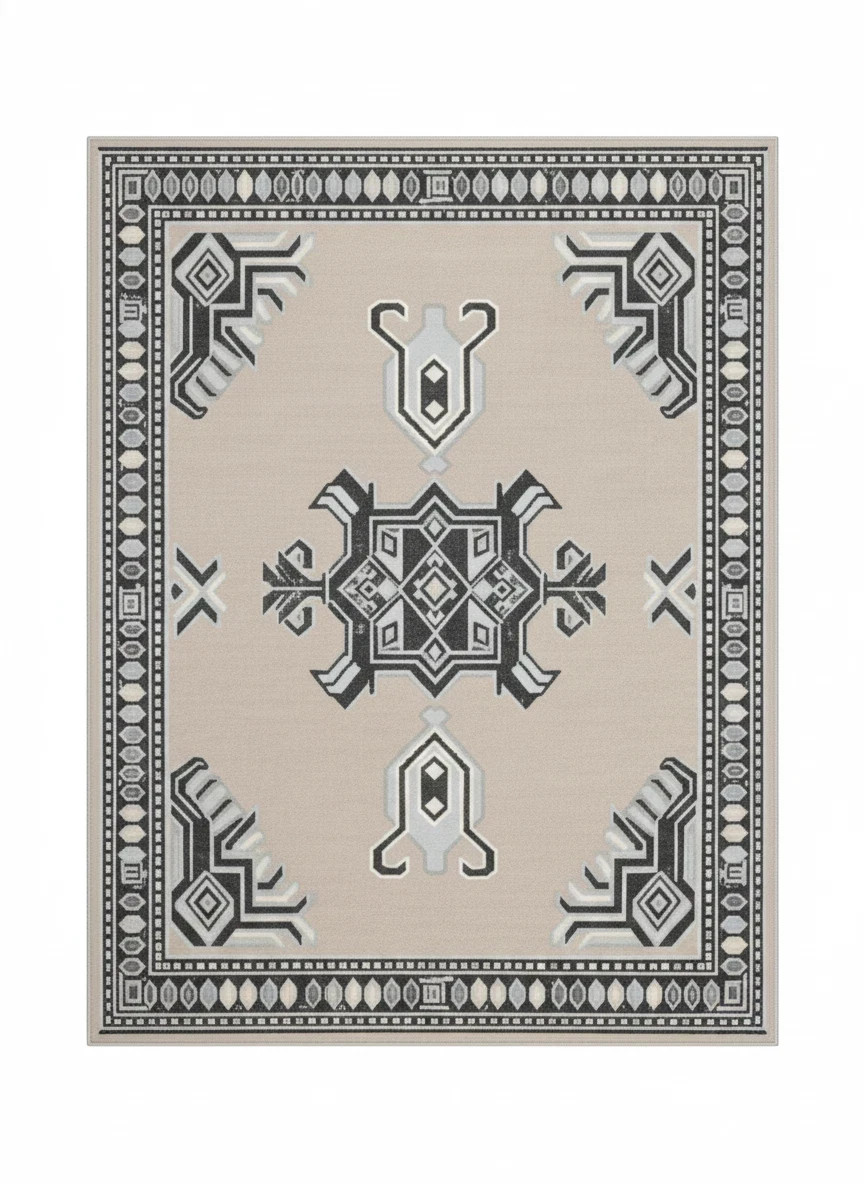 6×9 Feet Sale Rug Vintage Design Washable Rugs Non Slip For Bedroom Living Room