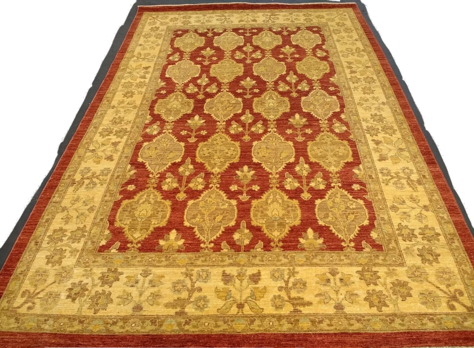 6’1″x9’1″ Pakistani Peshawar Chobi Rug carpet,Handmade,Veg Dye,100% Wool 6×9