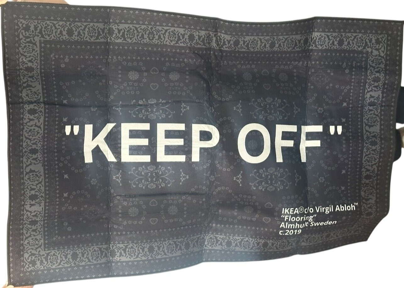 Keep Off, Keep Off Rugs, Black Rug, Living Room Rugs, 2.6×4 Feet