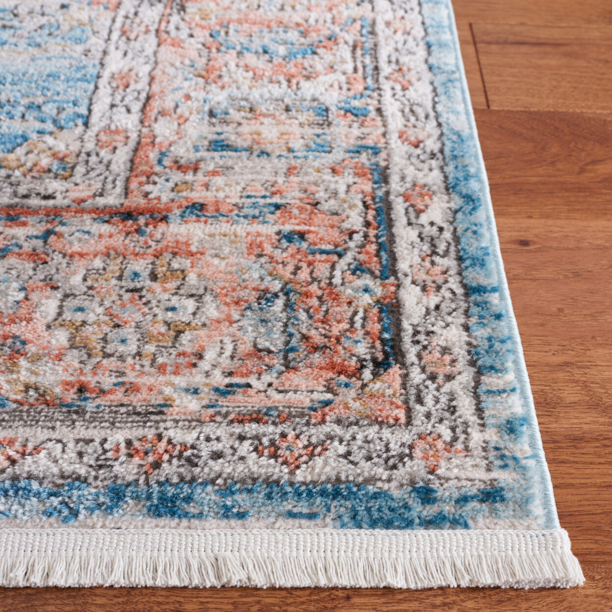 SAFAVIEH Shivan Collection SHV797M Blue / Red Rug