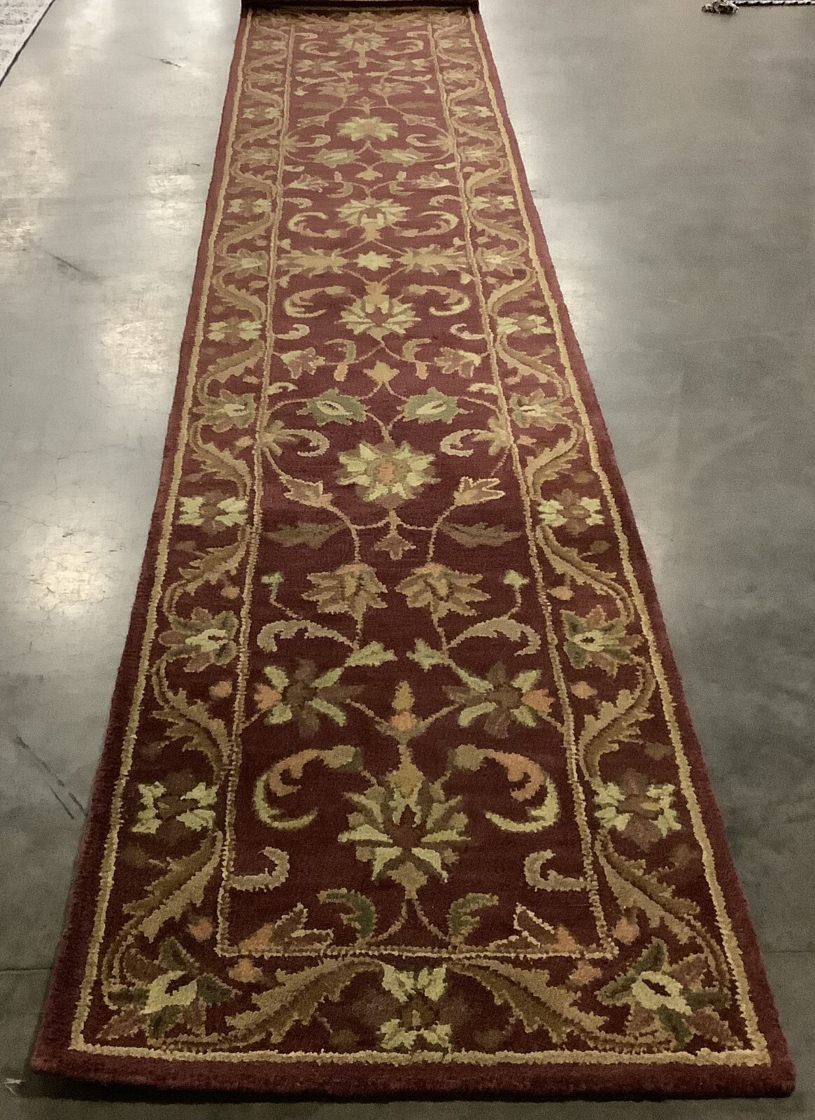WINE / GOLD 2′-3″ x 12′-0″ Flaw in Rug, Reduced Price 1172671573 AT52B-212