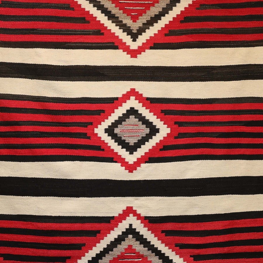 Navajo Chief’s Blanket Rug Southwestern 100% Wool Native American Rug,51″×62″ In