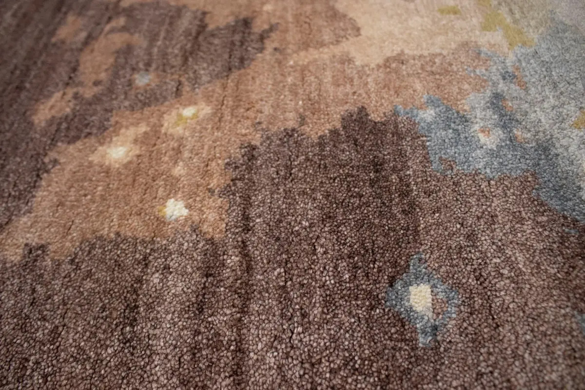 8X10 Multicolored Modern Rug Abstract Galaxy Design Contemporary Decor Carpet