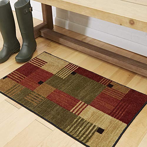 New Wave Alliance Geometric Accent Area Rug, 1 ft 8 in x 2 ft 10 in Red