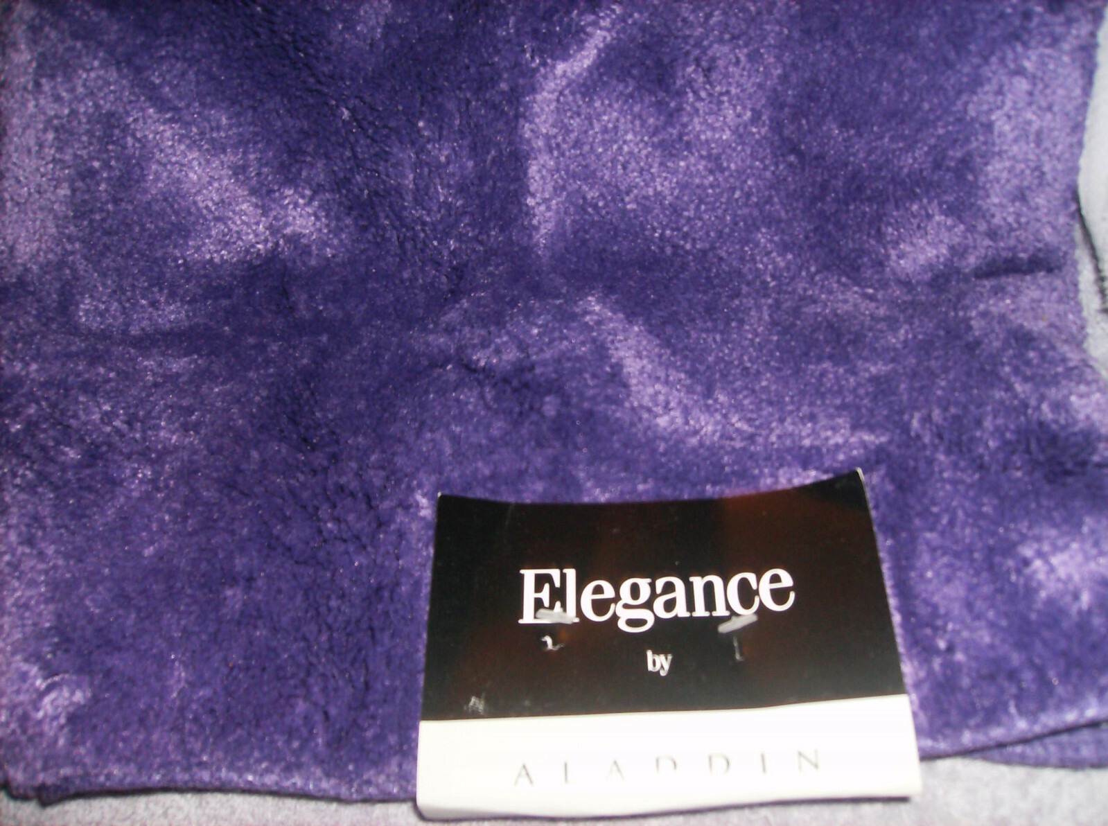 GRAPE PURPLE RUG MACHINE WASHABLE 40″ x 24″ NON-SKID RUBBER BACK ELEGANCE NEW