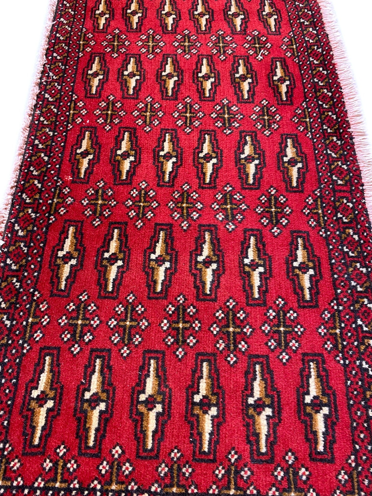 1.6 x 3.4 Turkman Bokhara Tribbal Rug #F-6964